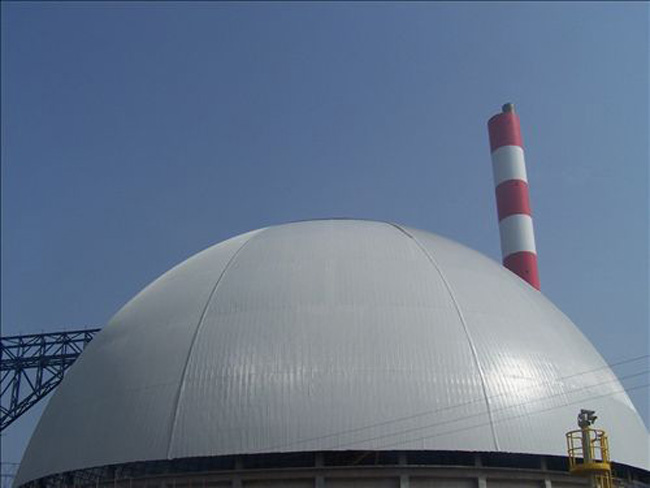 淄博球形发电厂网架工程